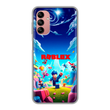 Силиконовый чехол на Samsung Galaxy A04s с принтом Roblox Роблокс Силиконовый чехол на Samsung Galaxy A04s с принтом Roblox Роблокс