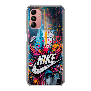 Силиконовый чехол на Samsung Galaxy A04s с принтом Nike Найк Силиконовый чехол на Samsung Galaxy A04s с принтом Nike Найк
