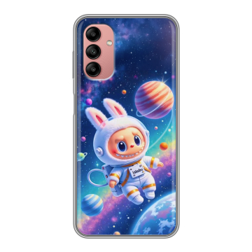 Силиконовый чехол на Samsung Galaxy A04s с принтом Labubu Лабубу