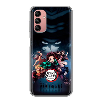 Силиконовый чехол на Samsung Galaxy A04s с принтом Demon Slayer Клинок рассекающий демонов Силиконовый чехол на Samsung Galaxy A04s с принтом Demon Slayer Клинок рассекающий демонов