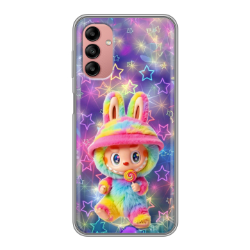 Силиконовый чехол на Samsung Galaxy A04s с принтом Labubu Лабубу