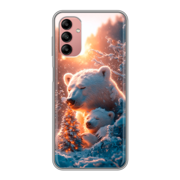 Силиконовый чехол на Samsung Galaxy A04s с принтом Новый год Силиконовый чехол на Samsung Galaxy A04s с принтом Новый год