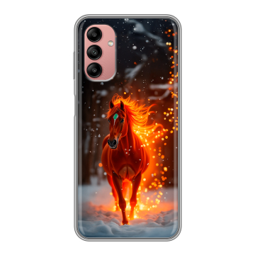 Силиконовый чехол на Samsung Galaxy A04s с принтом Новый год Силиконовый чехол на Samsung Galaxy A04s с принтом Новый год