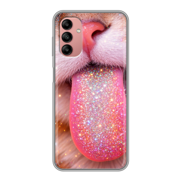 Силиконовый чехол на Samsung Galaxy A04s с принтом для девочек