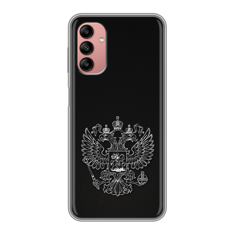 Силиконовый чехол на Samsung Galaxy A04s с принтом Герб России Силиконовый чехол на Samsung Galaxy A04s с принтом Герб России