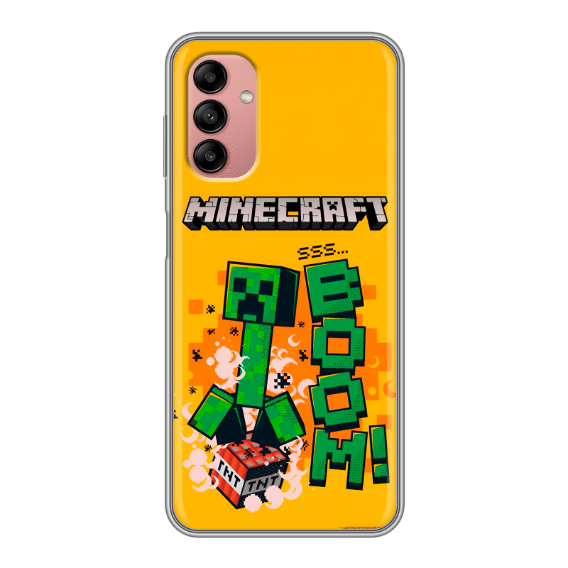 Силиконовый чехол на Samsung Galaxy A04s с принтом Майнкрафт Minecraft Силиконовый чехол на Samsung Galaxy A04s с принтом Майнкрафт Minecraft