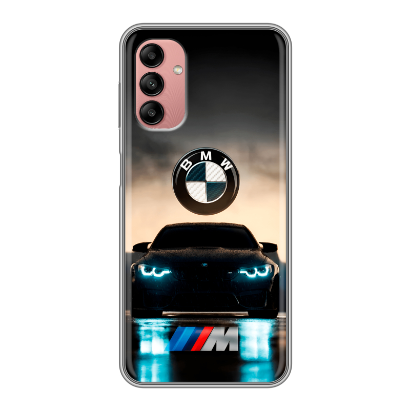 Силиконовый противоударный чехол на Samsung Galaxy A04s с принтом БМВ BMW Силиконовый противоударный чехол на Samsung Galaxy A04s с принтом БМВ BMW