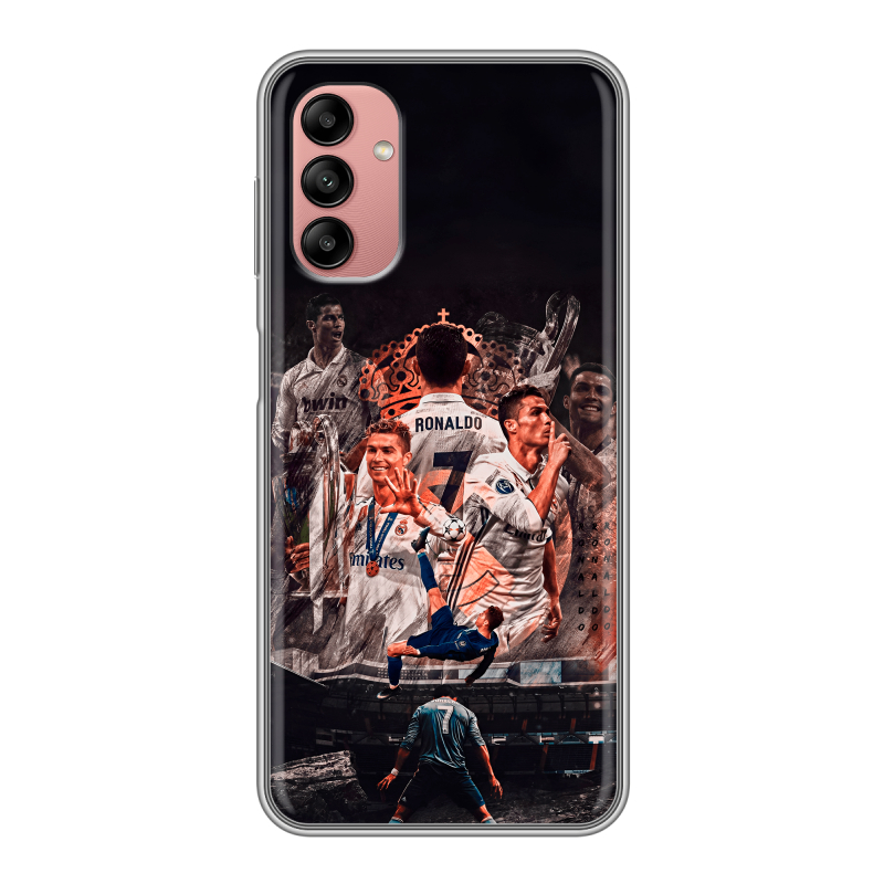 Силиконовый чехол на Samsung Galaxy A04s с принтом Реал Роналдо Real Ronaldo Силиконовый чехол на Samsung Galaxy A04s с принтом Реал Роналдо Real Ronaldo