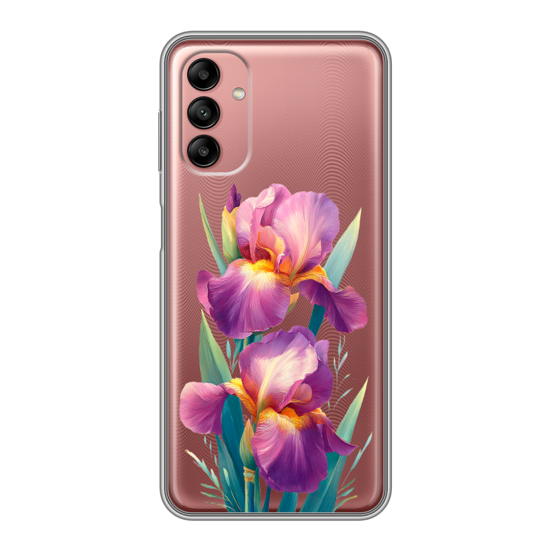 Силиконовый чехол на Samsung Galaxy A04s с принтом Цветы орхидеи Силиконовый чехол на Samsung Galaxy A04s с принтом Цветы орхидеи