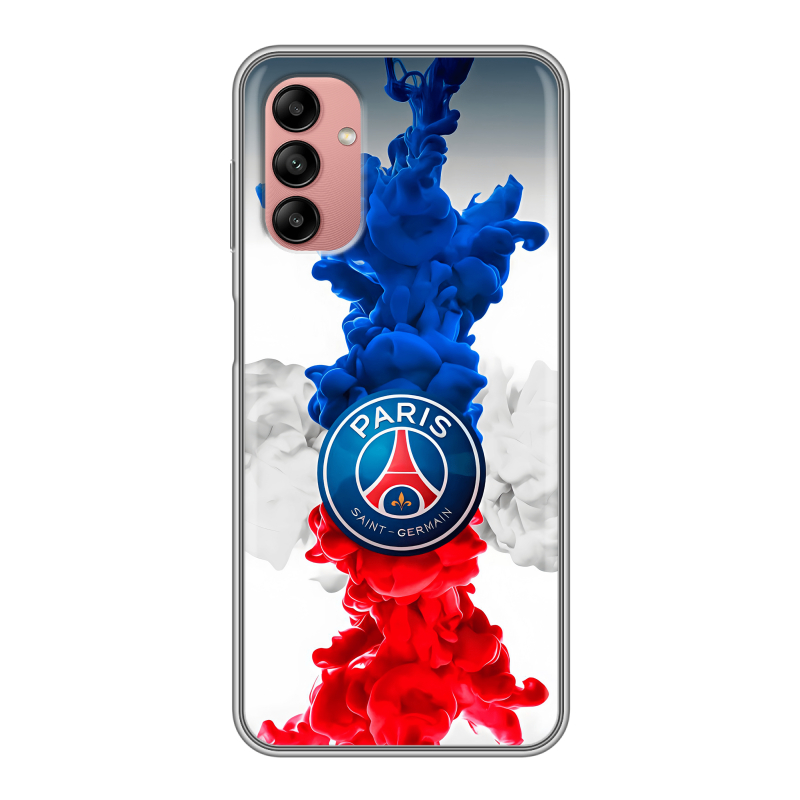 Силиконовый противоударный чехол на Samsung Galaxy A04s с принтом PSG ПСЖ Силиконовый противоударный чехол на Samsung Galaxy A04s с принтом PSG ПСЖ