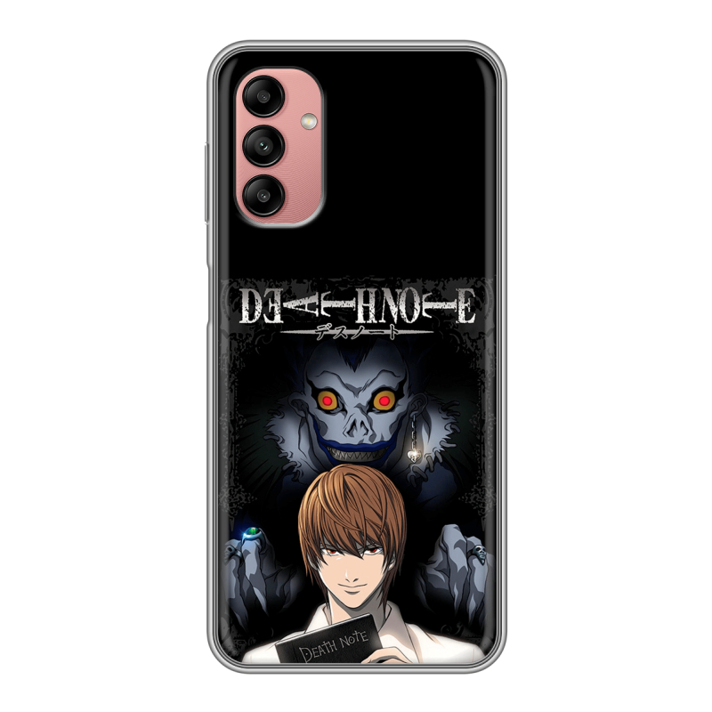 Силиконовый противоударный чехол на Samsung Galaxy A04s с принтом Death note Тетрадь смерти Силиконовый противоударный чехол на Samsung Galaxy A04s с принтом Death note Тетрадь смерти