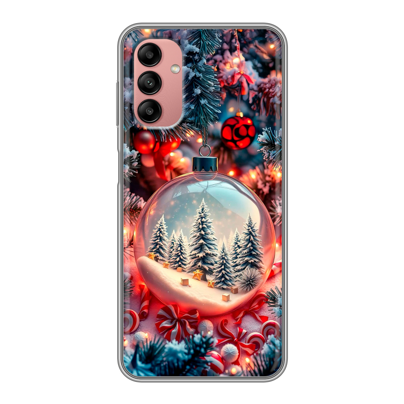 Силиконовый чехол на Samsung Galaxy A04s с принтом Новый год Силиконовый чехол на Samsung Galaxy A04s с принтом Новый год