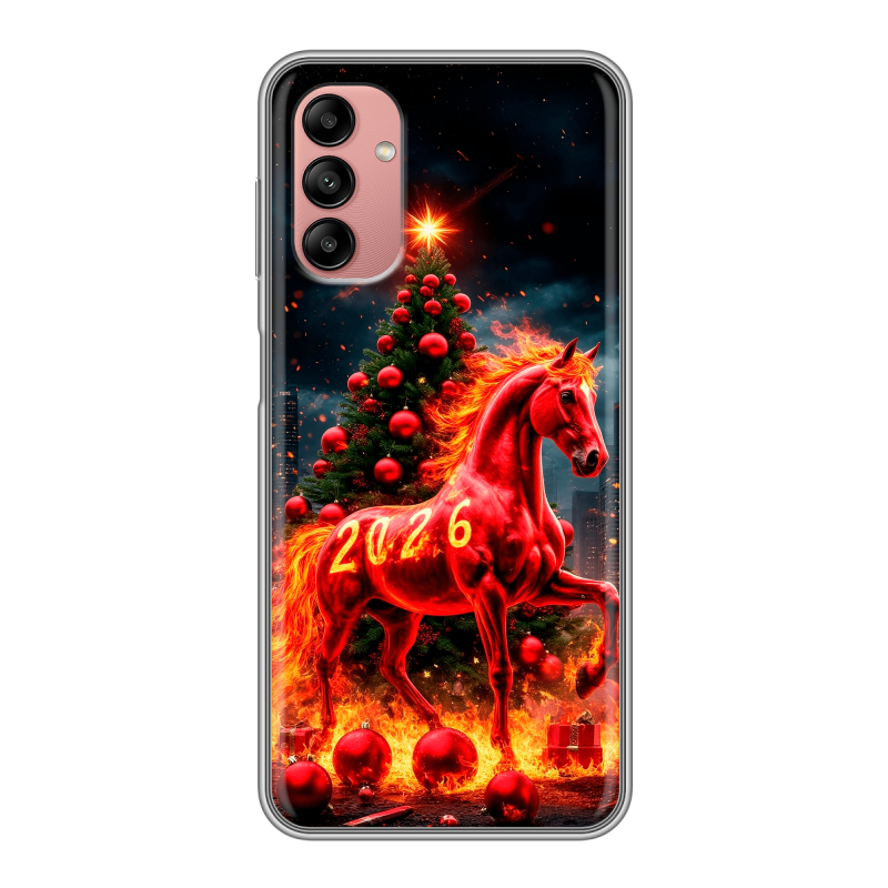 Силиконовый чехол на Samsung Galaxy A04s с принтом Новый год Силиконовый чехол на Samsung Galaxy A04s с принтом Новый год