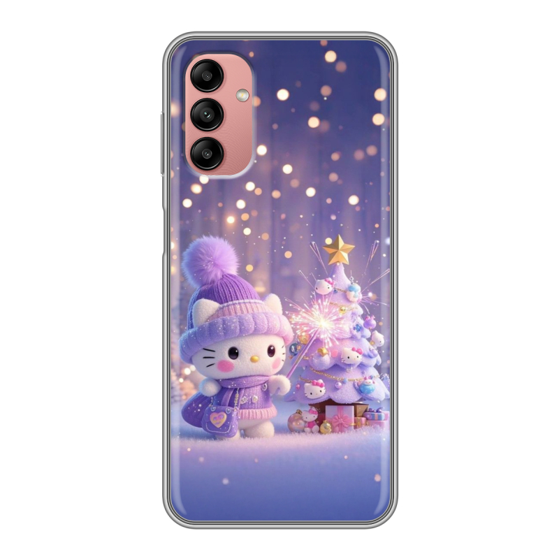 Силиконовый чехол на Samsung Galaxy A04s с принтом Новый год Силиконовый чехол на Samsung Galaxy A04s с принтом Новый год