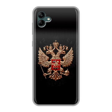 Силиконовый чехол на Samsung Galaxy A04 с принтом Герб России Силиконовый чехол на Samsung Galaxy A04 с принтом Герб России