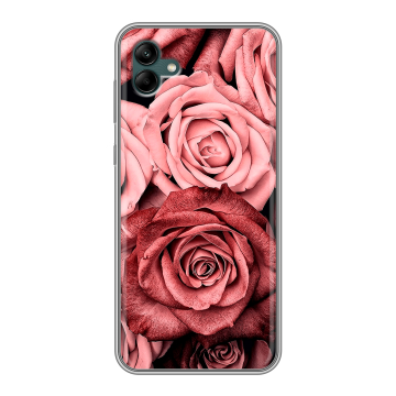 Силиконовый чехол на Samsung Galaxy A04 с принтом Цветы розы Силиконовый чехол на Samsung Galaxy A04 с принтом Цветы розы