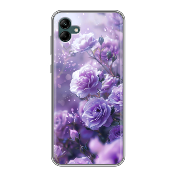 Силиконовый чехол на Samsung Galaxy A04 с принтом Розы цветы