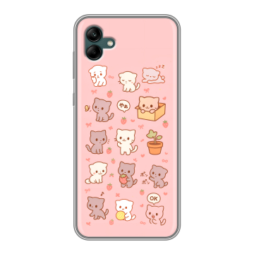 Силиконовый чехол на Samsung Galaxy A04 с принтом Hello Kitty Хелоу Кити