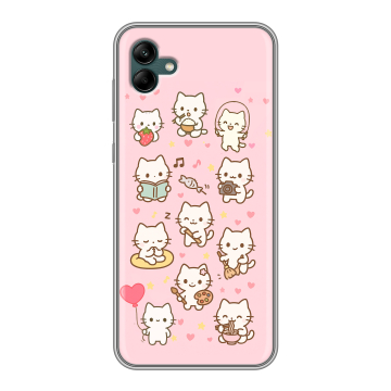 Силиконовый чехол на Samsung Galaxy A04 с принтом Hello Kitty Хелоу Кити Силиконовый чехол на Samsung Galaxy A04 с принтом Hello Kitty Хелоу Кити