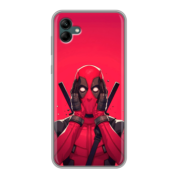 Силиконовый чехол на Samsung Galaxy A04 с принтом Дедпул Deadpool