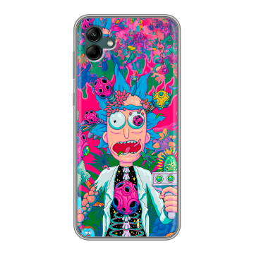 Силиконовый чехол на Samsung Galaxy A04 с принтом Рик и Морти Rick Morty Силиконовый чехол на Samsung Galaxy A04 с принтом Рик и Морти Rick Morty