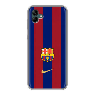 Силиконовый чехол на Samsung Galaxy A04 с принтом Барселона Barcelona