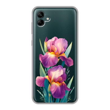 Силиконовый чехол на Samsung Galaxy A04 с принтом Цветы орхидеи