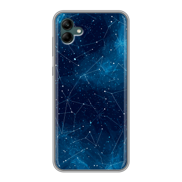 Силиконовый чехол на Samsung Galaxy A04 с принтом Космос звезды