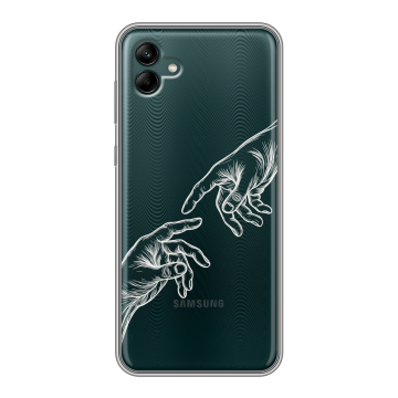 Силиконовый чехол на Samsung Galaxy A04 с принтом Сотворение мира