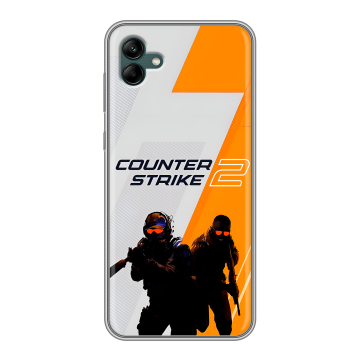 Силиконовый чехол на Samsung Galaxy A04 с принтом Counter Strike Силиконовый чехол на Samsung Galaxy A04 с принтом Counter Strike