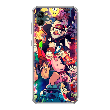Силиконовый чехол на Samsung Galaxy A04 с принтом Gravity Falls Гравити Фолз Силиконовый чехол на Samsung Galaxy A04 с принтом Gravity Falls Гравити Фолз