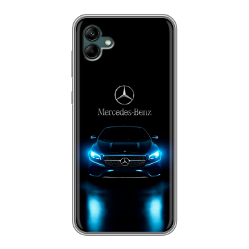 Силиконовый чехол на Samsung Galaxy A04 с принтом Mercedes Мерседес