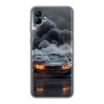 Силиконовый чехол на Samsung Galaxy A04 с принтом BMW БМВ