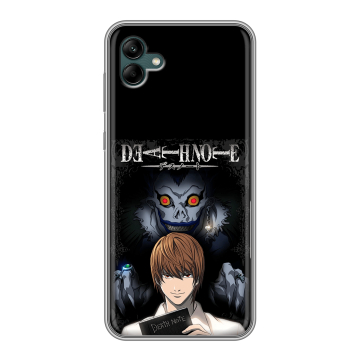 Силиконовый чехол на Samsung Galaxy A04 с принтом Death note Тетрадь смерти