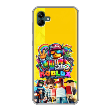 Силиконовый чехол на Samsung Galaxy A04 с принтом Roblox Роблокс Силиконовый чехол на Samsung Galaxy A04 с принтом Roblox Роблокс