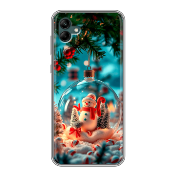 Силиконовый чехол на Samsung Galaxy A04 с принтом Новый год