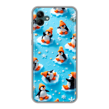 Силиконовый чехол на Samsung Galaxy A04 с принтом Новый год