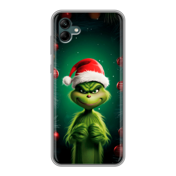 Силиконовый чехол на Samsung Galaxy A04 с принтом Гринч Новый год Рождество