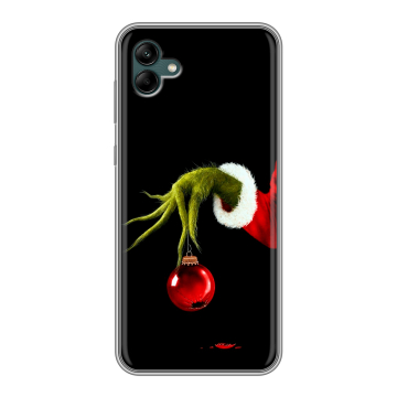 Силиконовый чехол на Samsung Galaxy A04 с принтом Новый год Гринч