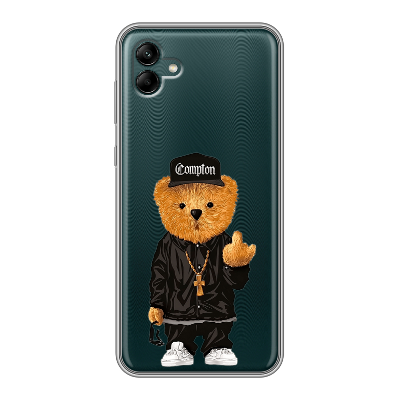 Силиконовый противоударный чехол на Samsung Galaxy A04 с принтом Плюшевый медведь Силиконовый противоударный чехол на Samsung Galaxy A04 с принтом Плюшевый медведь