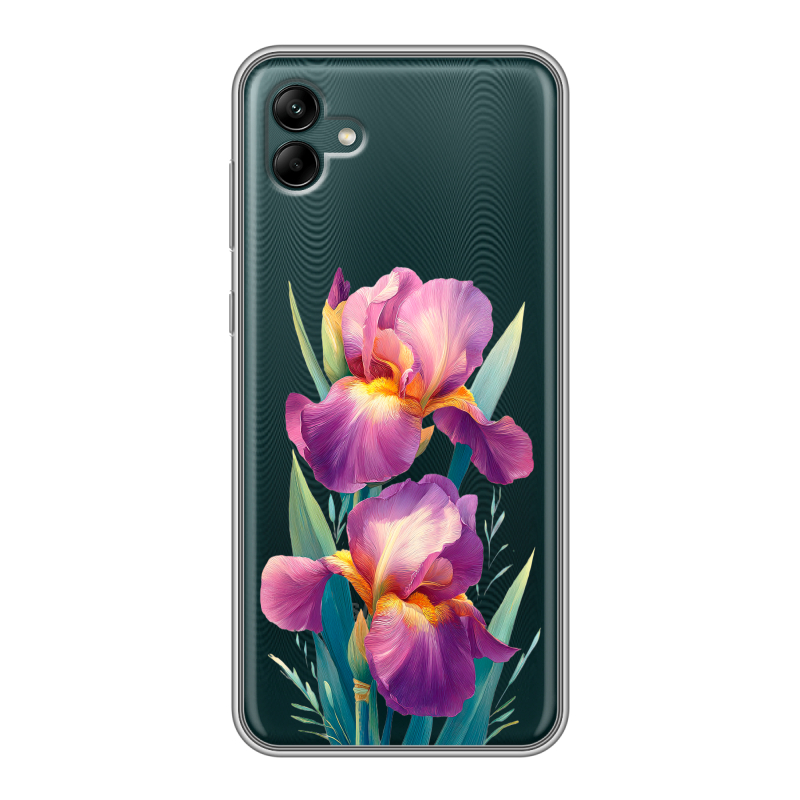 Силиконовый чехол на Samsung Galaxy A04 с принтом Цветы орхидеи Силиконовый чехол на Samsung Galaxy A04 с принтом Цветы орхидеи