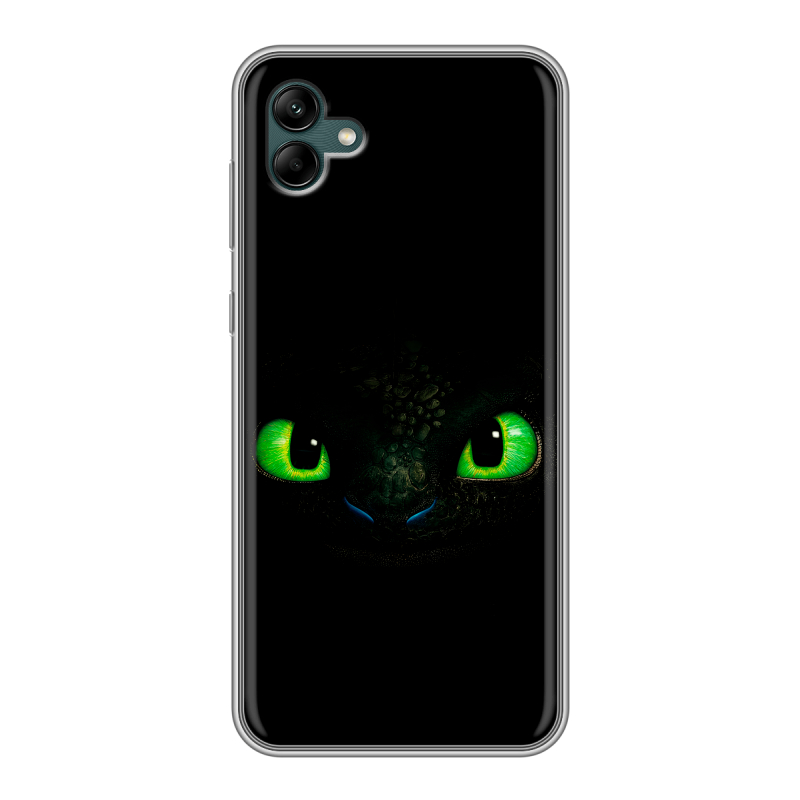 Силиконовый чехол на Samsung Galaxy A04 с принтом Как приручить дракона Силиконовый чехол на Samsung Galaxy A04 с принтом Как приручить дракона