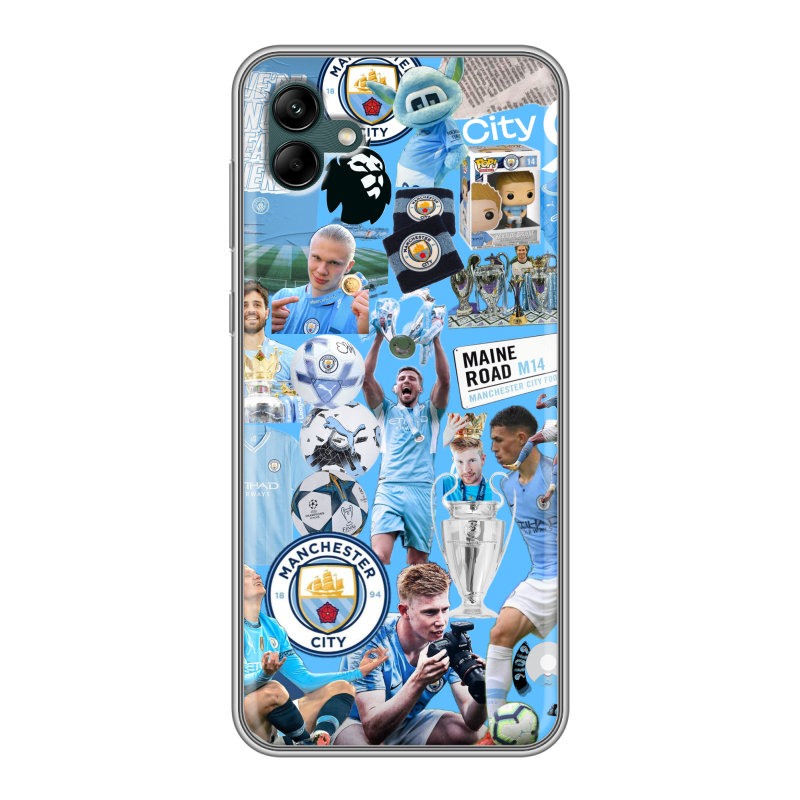 Силиконовый чехол на Samsung Galaxy A04 с принтом Man City Манчестер Сити Силиконовый чехол на Samsung Galaxy A04 с принтом Man City Манчестер Сити
