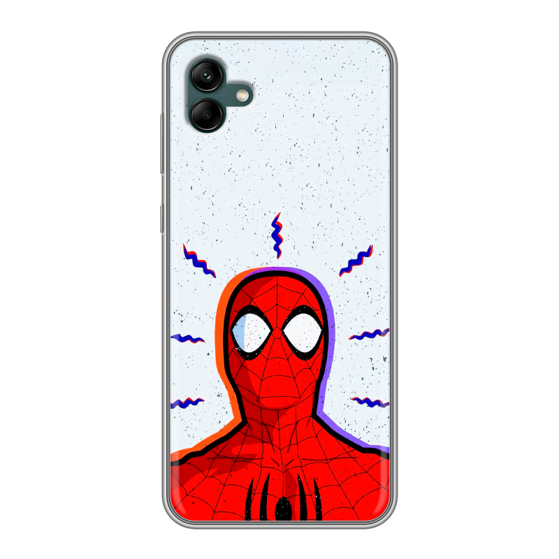 Силиконовый противоударный чехол на Samsung Galaxy A04 с принтом Spiderman Человек паук Силиконовый противоударный чехол на Samsung Galaxy A04 с принтом Spiderman Человек паук