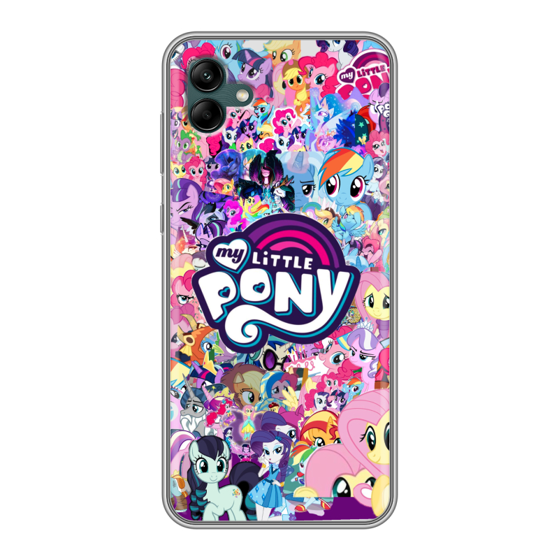 Силиконовый чехол на Samsung Galaxy A04 с принтом My little pony Дружба чудо Силиконовый чехол на Samsung Galaxy A04 с принтом My little pony Дружба чудо