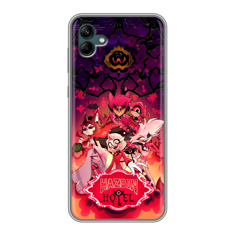 Силиконовый чехол на Samsung Galaxy A04 с принтом Hazbin Hotel Отель Хазбин Силиконовый чехол на Samsung Galaxy A04 с принтом Hazbin Hotel Отель Хазбин