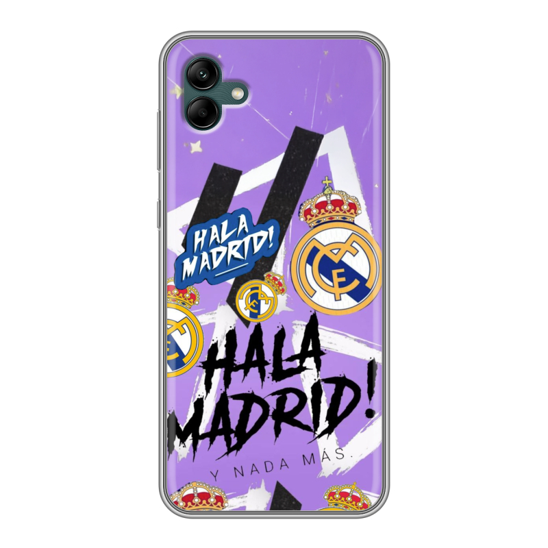 Силиконовый чехол на Samsung Galaxy A04 с принтом Real Madrid Реал Мадрид Силиконовый чехол на Samsung Galaxy A04 с принтом Real Madrid Реал Мадрид