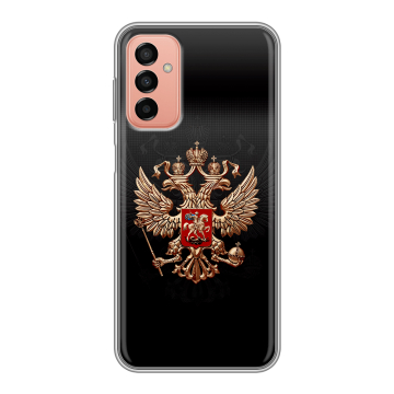 Силиконовый чехол на Samsung Galaxy M23 5G с принтом Герб России Силиконовый чехол на Samsung Galaxy M23 5G с принтом Герб России