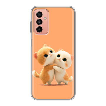 Силиконовый чехол на Samsung Galaxy M23 5G с принтом Милые котики Силиконовый чехол на Samsung Galaxy M23 5G с принтом Милые котики