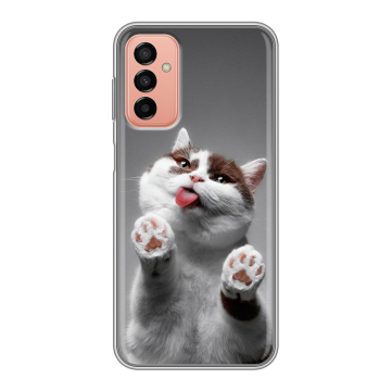 Силиконовый чехол на Samsung Galaxy M23 5G с принтом Коты Силиконовый чехол на Samsung Galaxy M23 5G с принтом Коты
